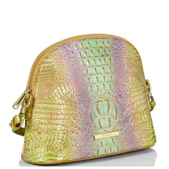 BRAHMIN Ombre Mini Melbourne Co Small Leather Georgina Verbena Crossbody NEW - Picture 3 of 14